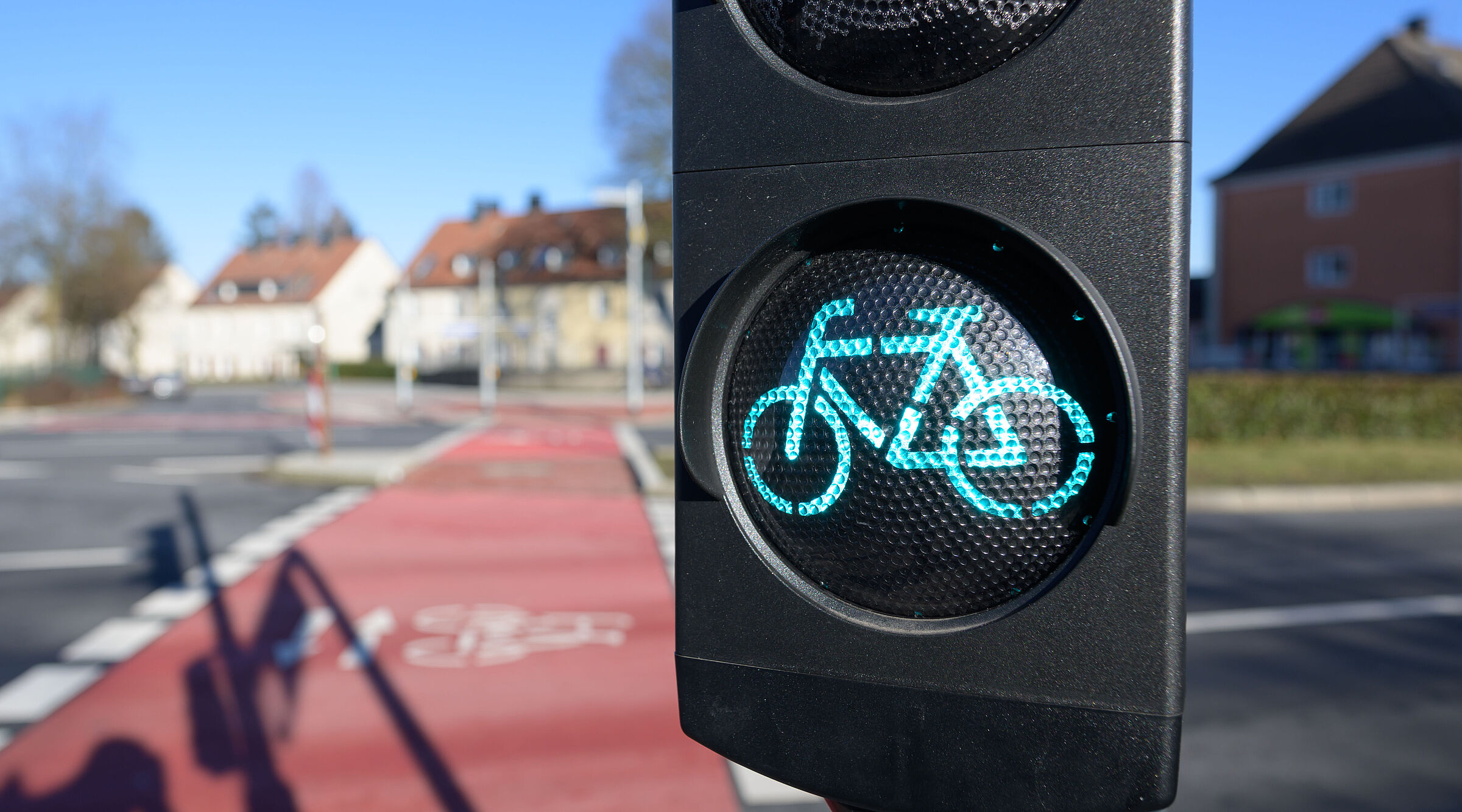 Fahrradampel grün