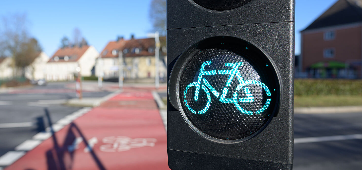 Fahrradampel grün