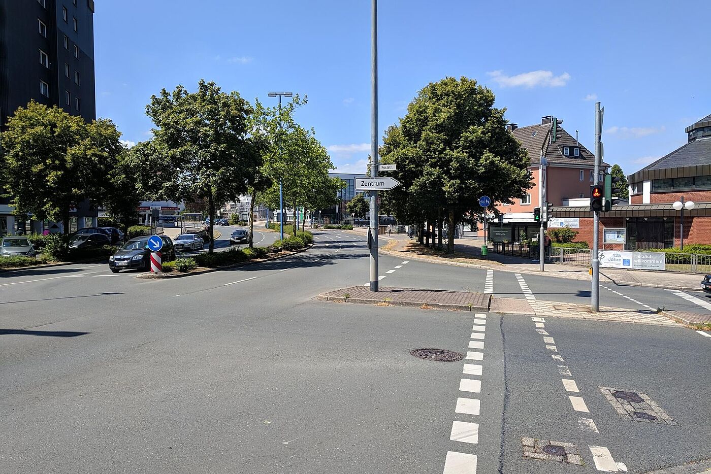 Bild von Kreuzung am Berg - Kreuzung Poststraße