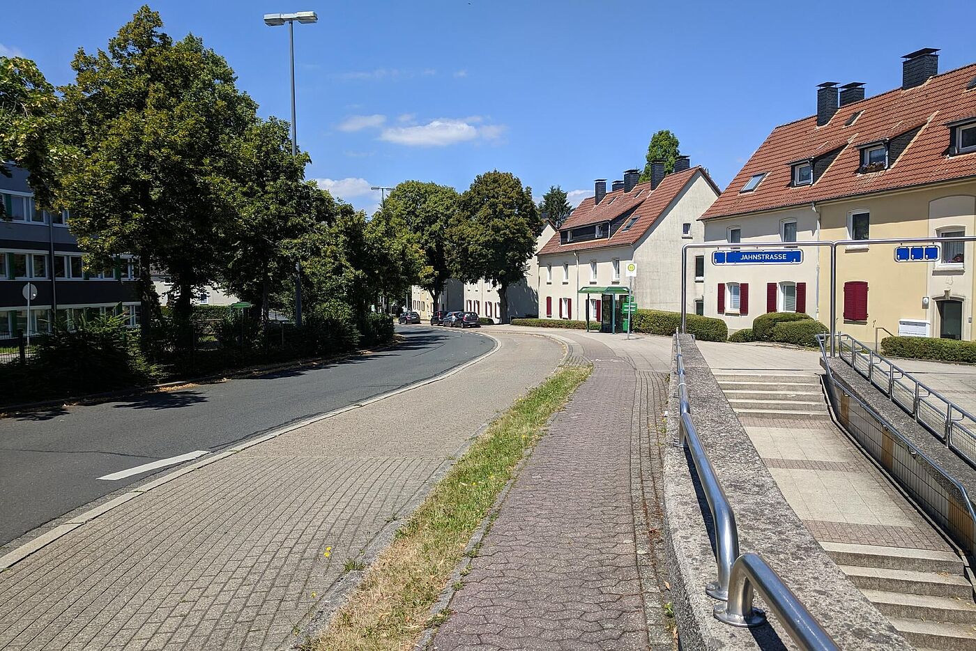 Bild von Kreuzung am Berg - Jahnstraße (Tunnelmauer)